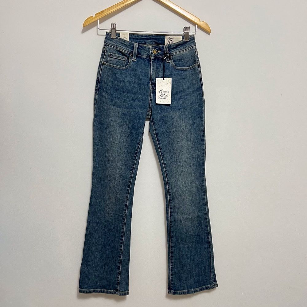 Classic Boot Cut Women's Jeans in Medium Blue